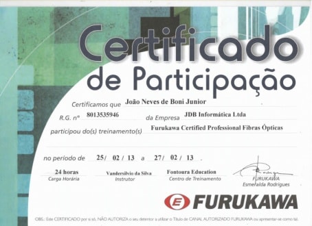 Furukawa Certified Professional Fibra ptica
